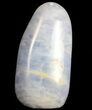 Polished, Blue Calcite Free Form - Madagascar #71464-1